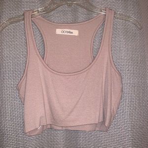 OOTD cropped tank top